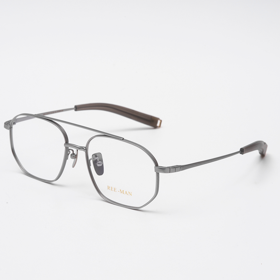 GỌNG KÍNH CẬN TITANIUM CAO CẤP DÁNG PHI CÔNG 7518 C2 GHI