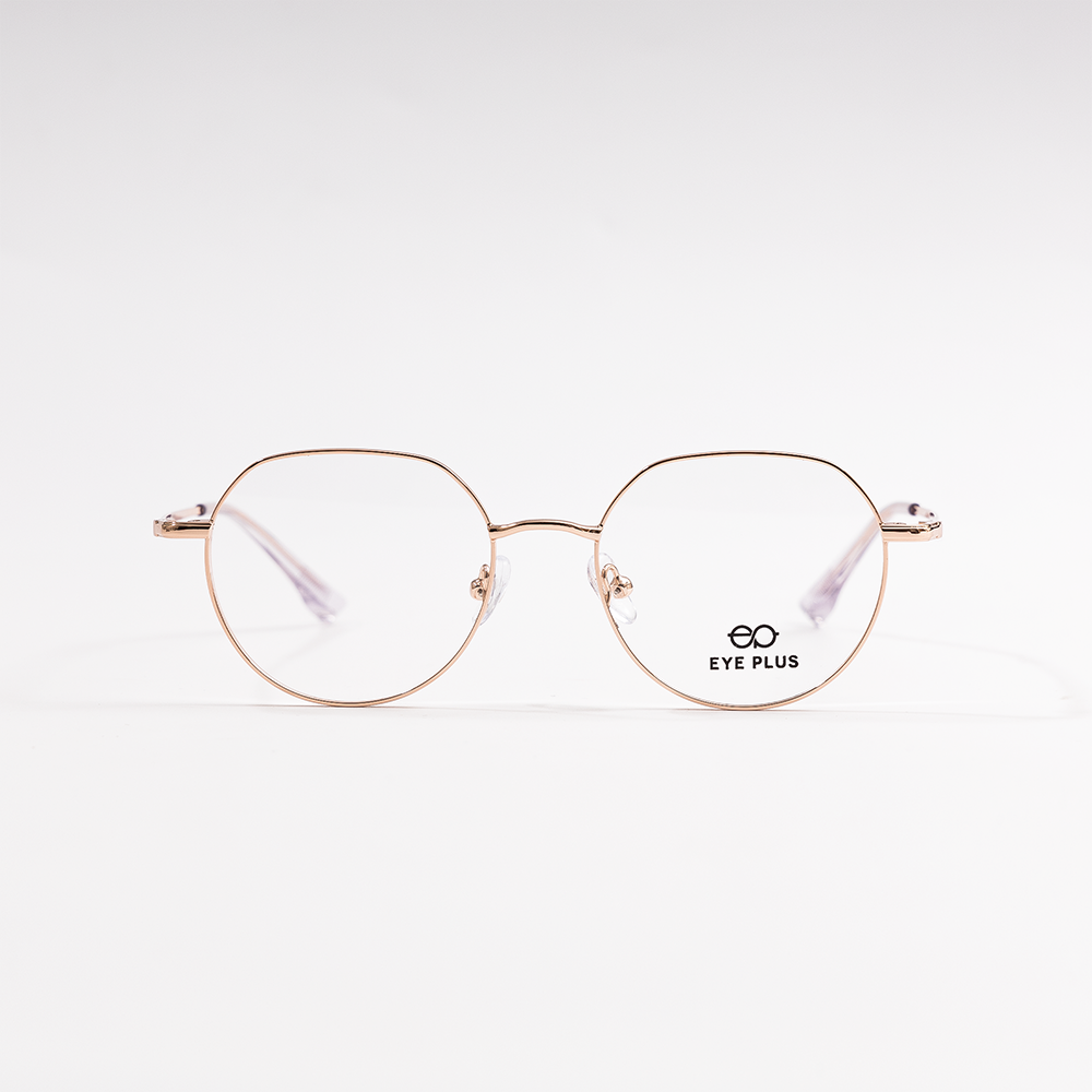 GỌNG KÍNH CẬN KIM LOẠI THỜI TRANG 70698 C2 VÀNG HỒNG