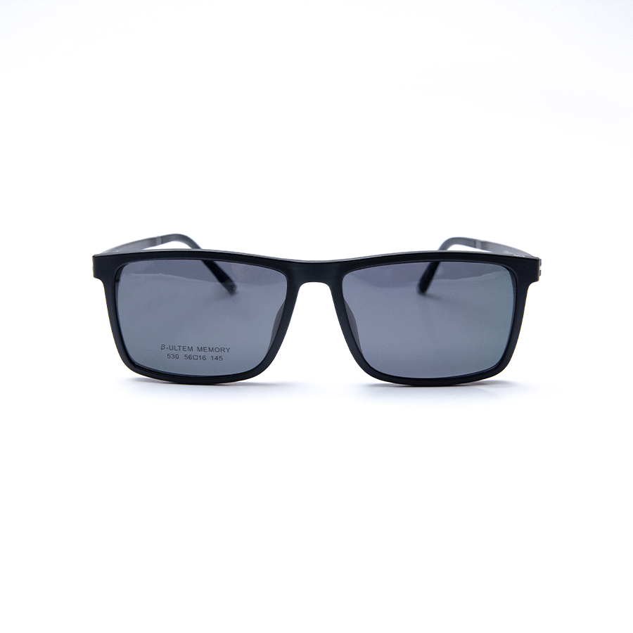 GỌNG KÍNH RÂM CẬN 2IN1 ULTEM TJ530 Gọng Đen Mắt Đen