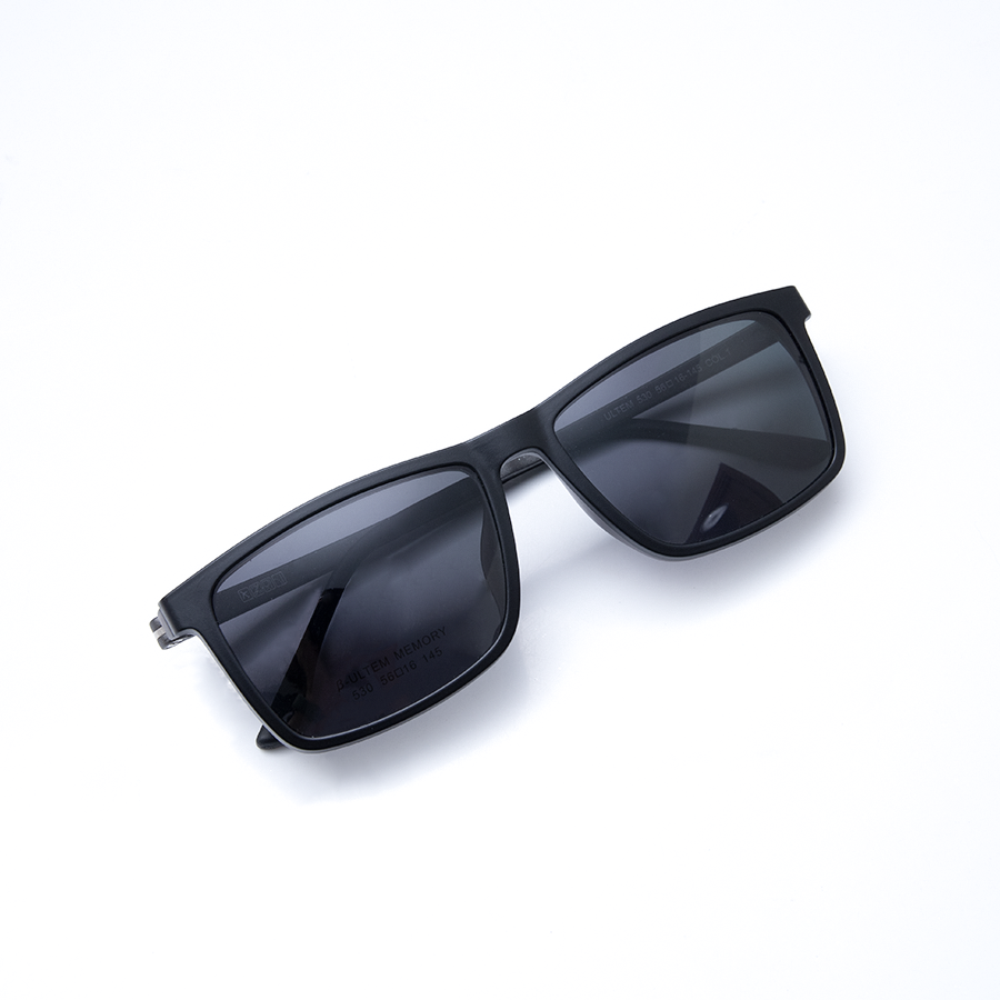 GỌNG KÍNH RÂM CẬN 2IN1 ULTEM TJ530 Gọng Đen Mắt Đen