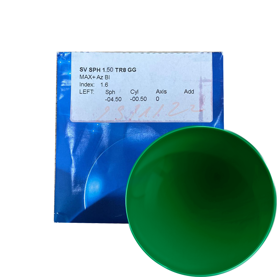 Tròng Đổi Màu Essilor Transition Gen 8 1.50 SPH Màu Khói/Xanh Graphite