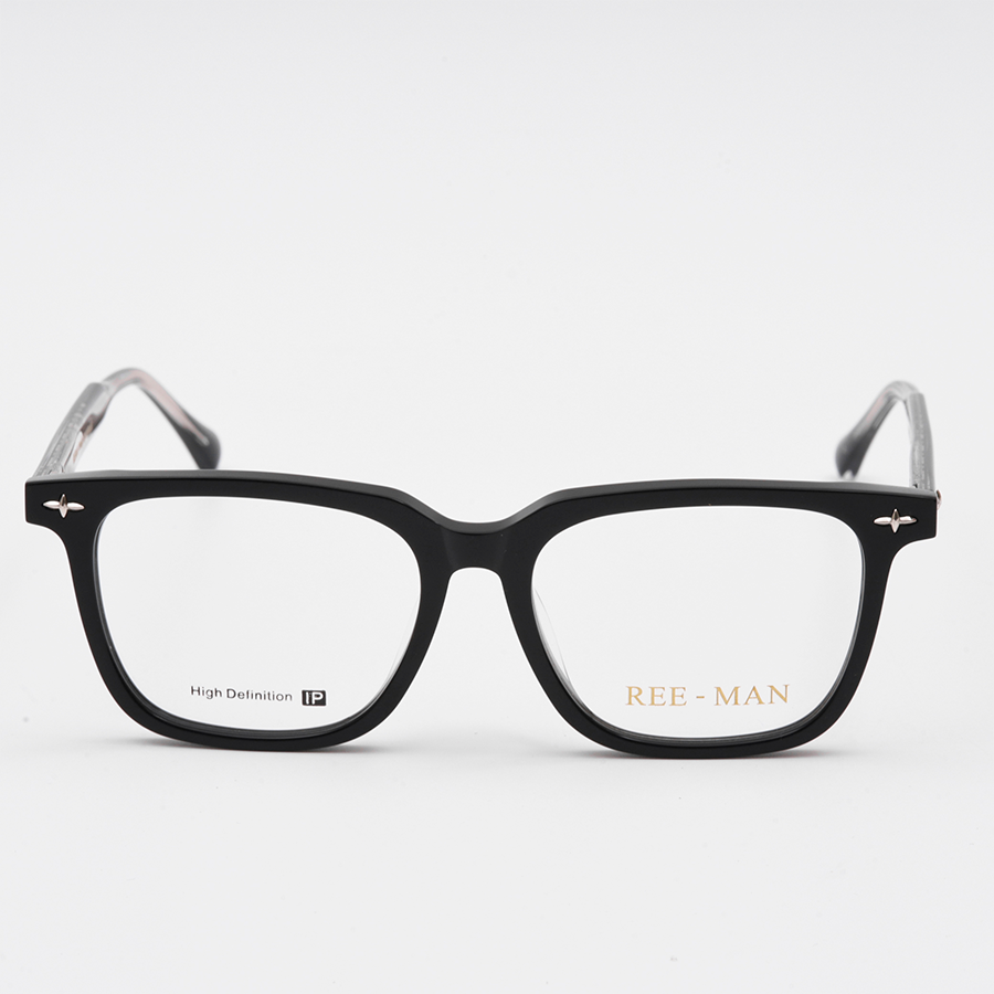GỌNG KÍNH CẬN REEMAN ACETATE 31025 C1 ĐEN BÓNG