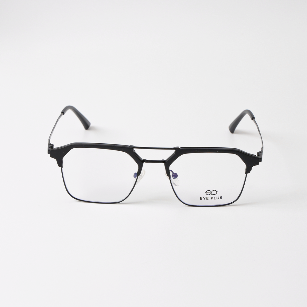 GỌNG KÍNH CẬN EYEPLUS CLUB MASTER 2295 C5 ĐEN NHÁM