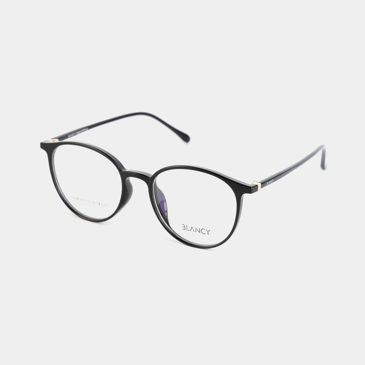 GỌNG KÍNH BLANCY 0878 C1 ĐEN BÓNG