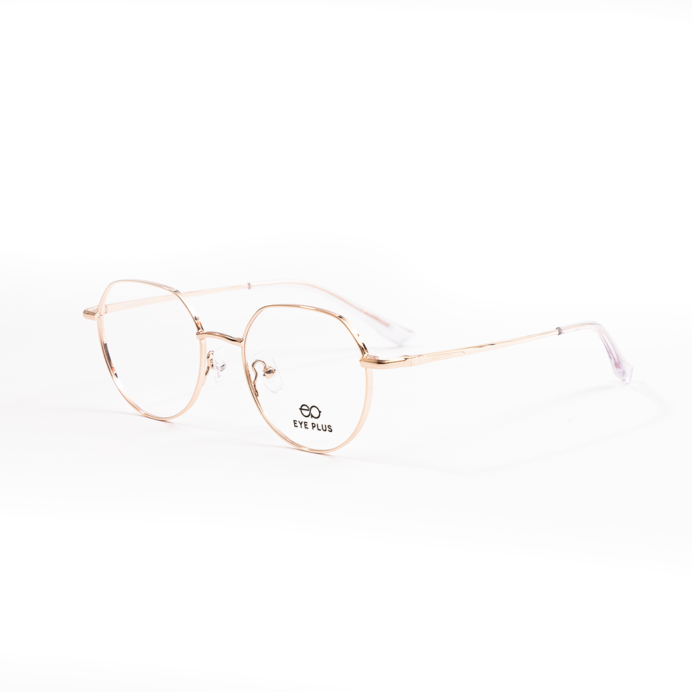 GỌNG KÍNH CẬN KIM LOẠI THỜI TRANG 70698 C2 VÀNG HỒNG