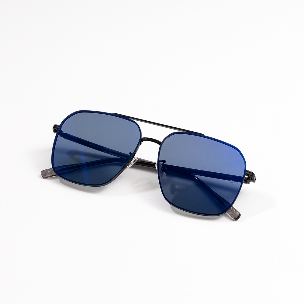 KÍNH RÂM THỜI TRANG REEMAN 2260 C3 GỌNG ĐEN MẮT XANH BLUE