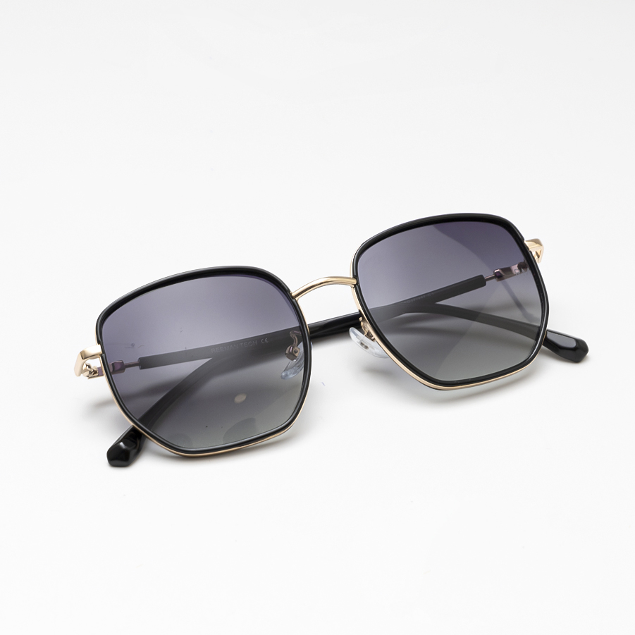Kính Râm Thời Trang ReeMan 2312 C1 Gọng Đen Mắt Khói
