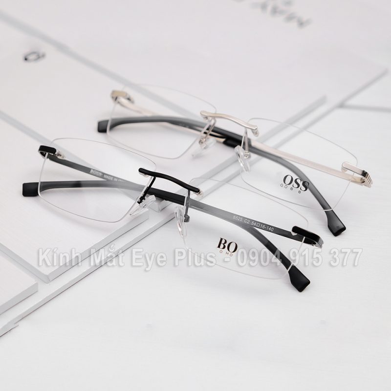 Gọng Kính Cận Khoan Kim Loại 450 Nam/ Nữ BO6525