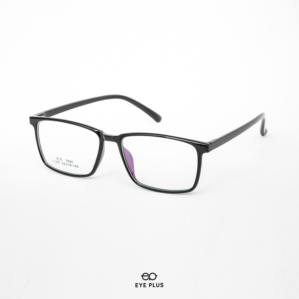 KÍNH CHỐNG ÁNH SÁNG XANH EYE PLUS 021 ĐEN BÓNG