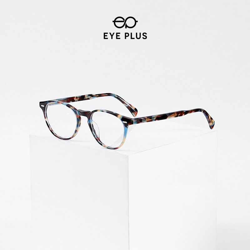 Gọng Kính Cận Unisex OLV5361 Đồi Mồi Xanh