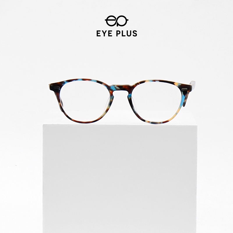 Gọng Kính Cận Unisex OLV5361 Đồi Mồi Xanh