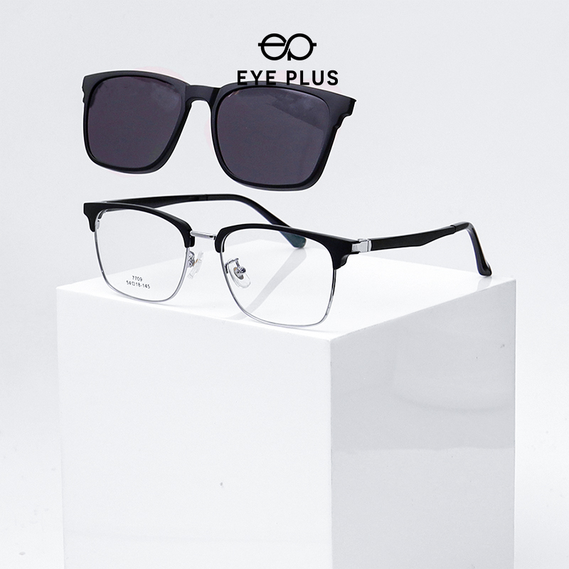 GỌNG KÍNH RÂM CẬN 2IN1 7709 C2