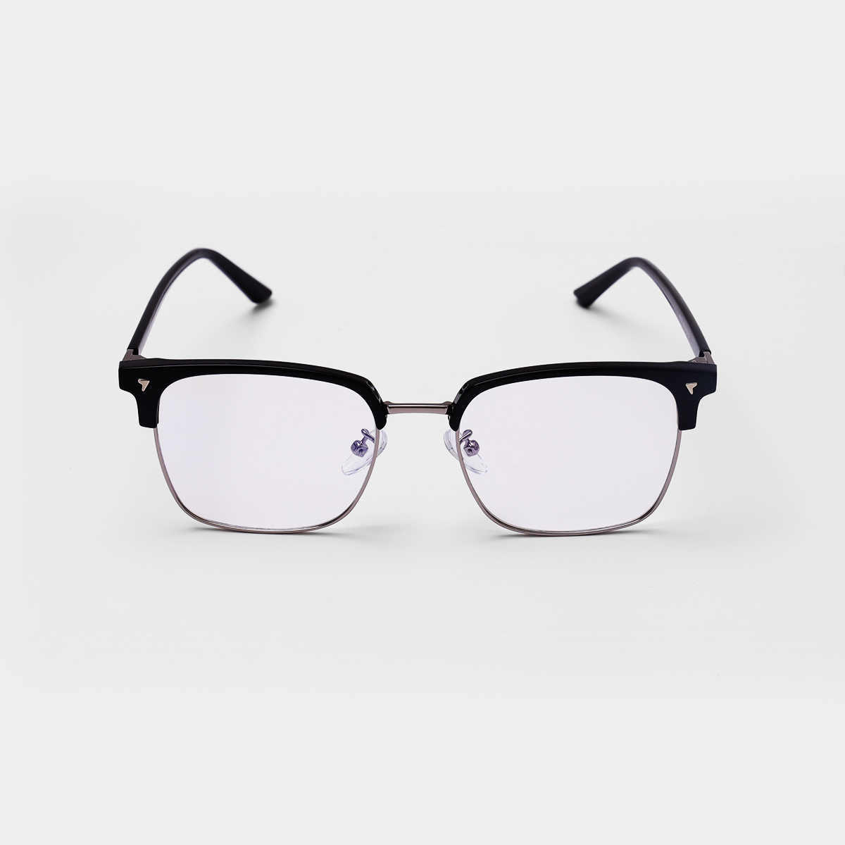 GỌNG KÍNH CẬN EYEPLUS 161778 C3 ĐEN BÓNG VIỀN GHI