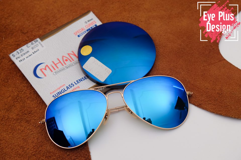 Kính Râm Nam RB Aviator Tráng Gương Xanh