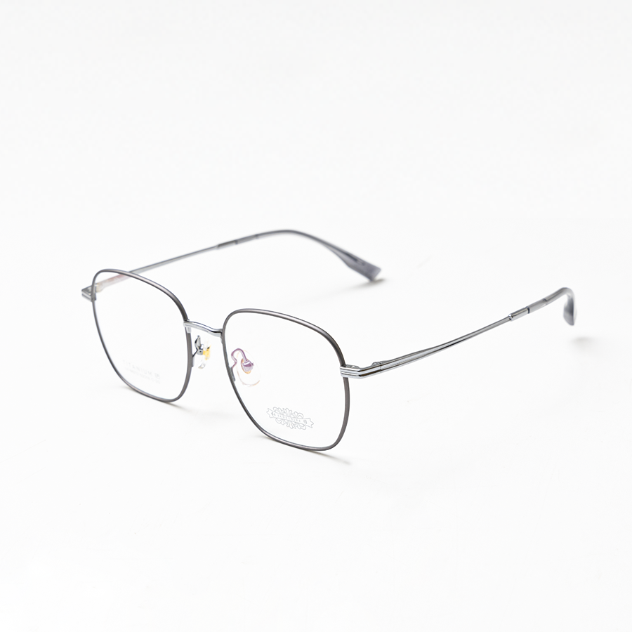 GỌNG KÍNH CẬN TITANIUM CAO CẤP THỜI TRANG 88212 C2G BẠC XÁM