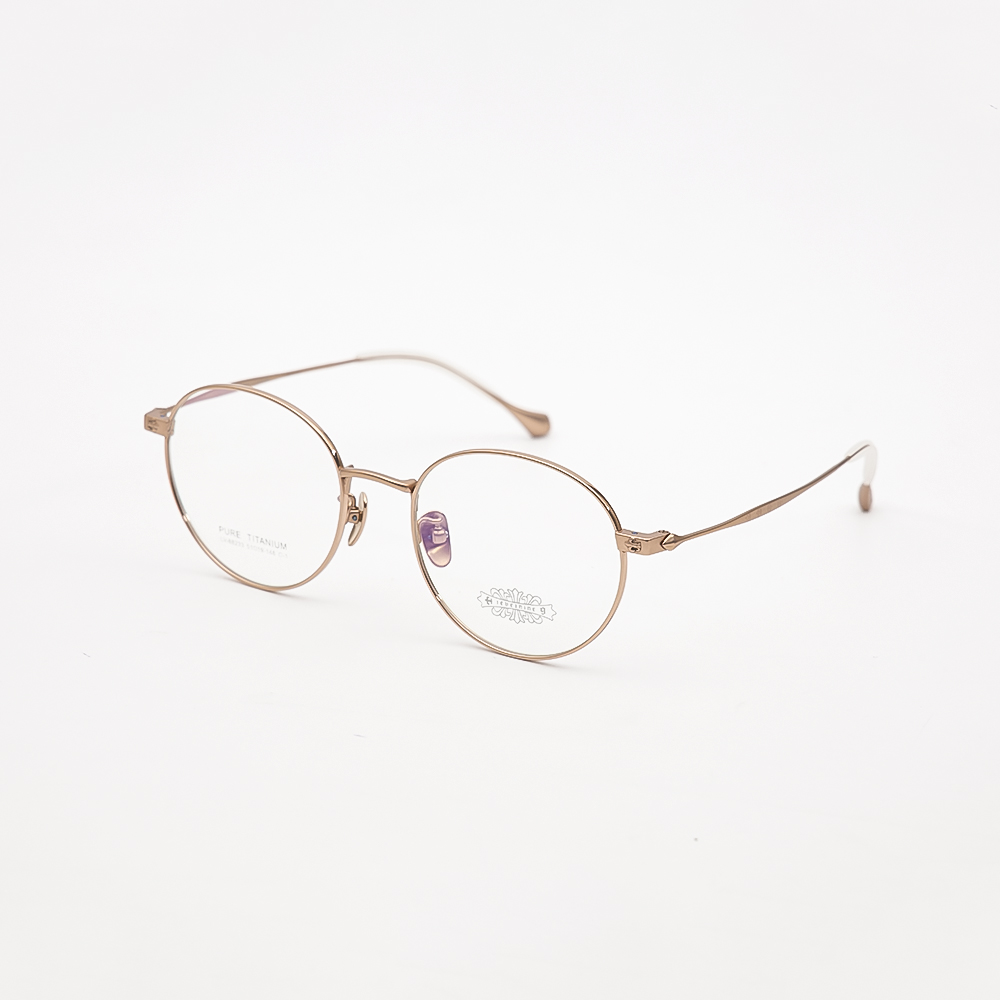 GỌNG KÍNH CẬN TITANIUM CAO CẤP LEVELNINE 88233 C1 VÀNG HỒNG