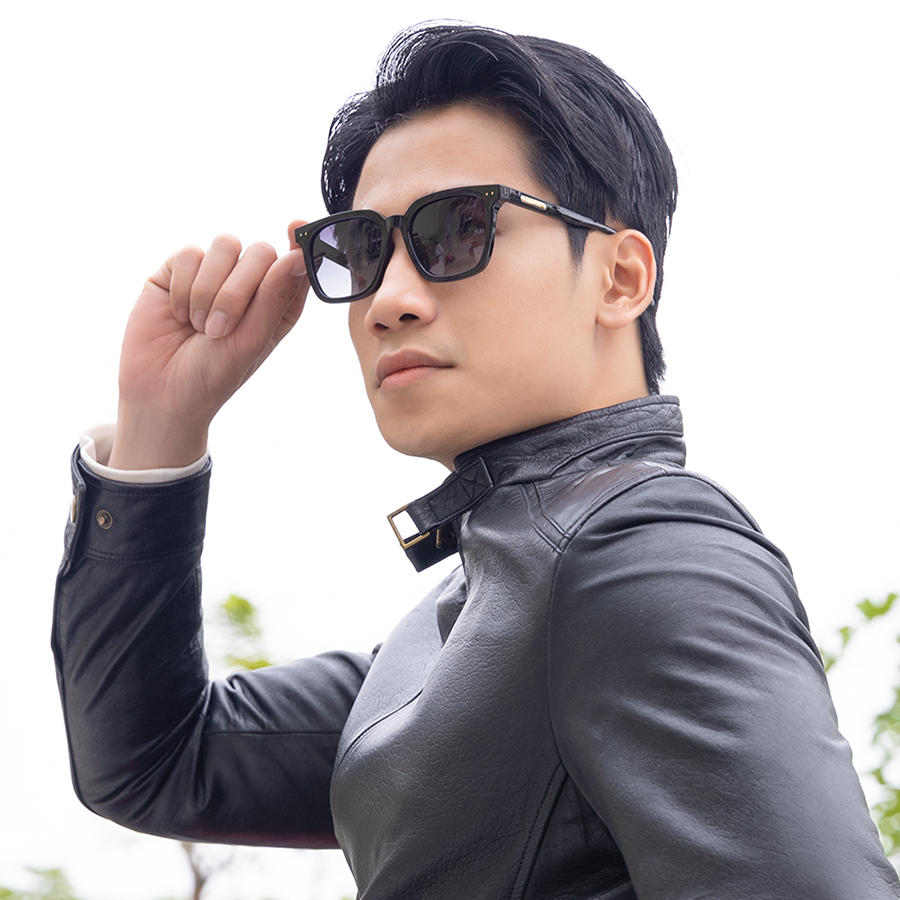 Kính Râm Thời Trang ReeMan 18146 C2 Gọng Đen Mắt Khói