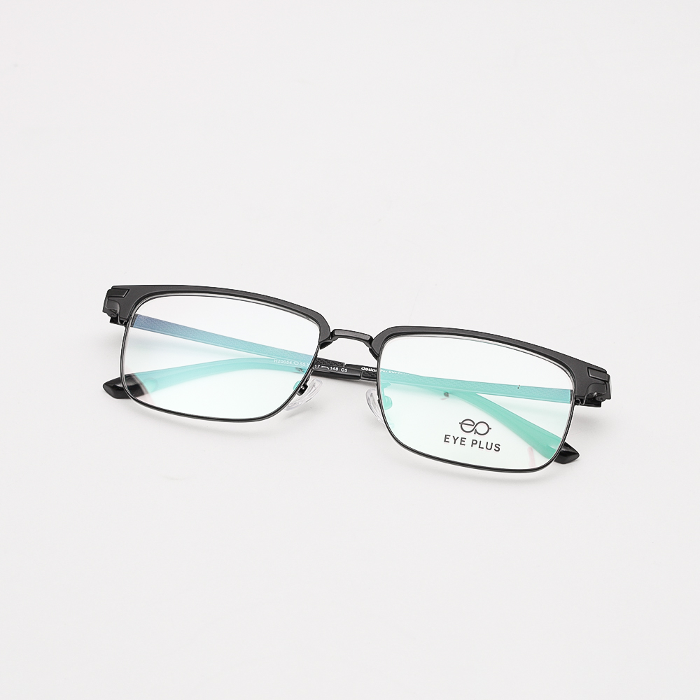 GỌNG KÍNH CẬN EYEPLUS CLUB MASTER 20054 C5 ĐEN NHÁM