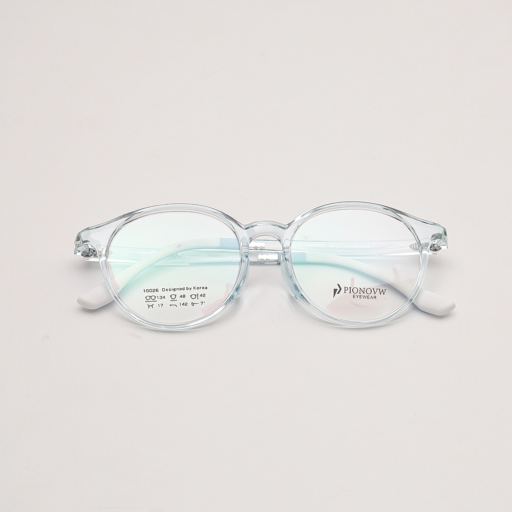 GỌNG KÍNH CẬN NHỰA TRẺ EM - TR 10026 C2 XANH TRONG