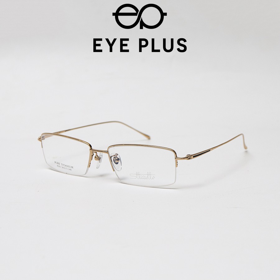 GỌNG KÍNH CẬN NAM TITAN NỬA VIỀN 8393 C1