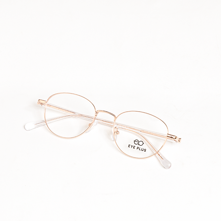 GỌNG KÍNH CẬN KIM LOẠI THỜI TRANG 70751 C1 VÀNG HỒNG