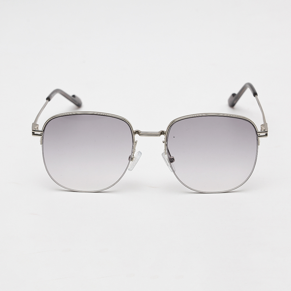 KÍNH RÂM NAM NỮ EYEPLUS 77986 C5 GỌNG BẠC MẮT KHÓI