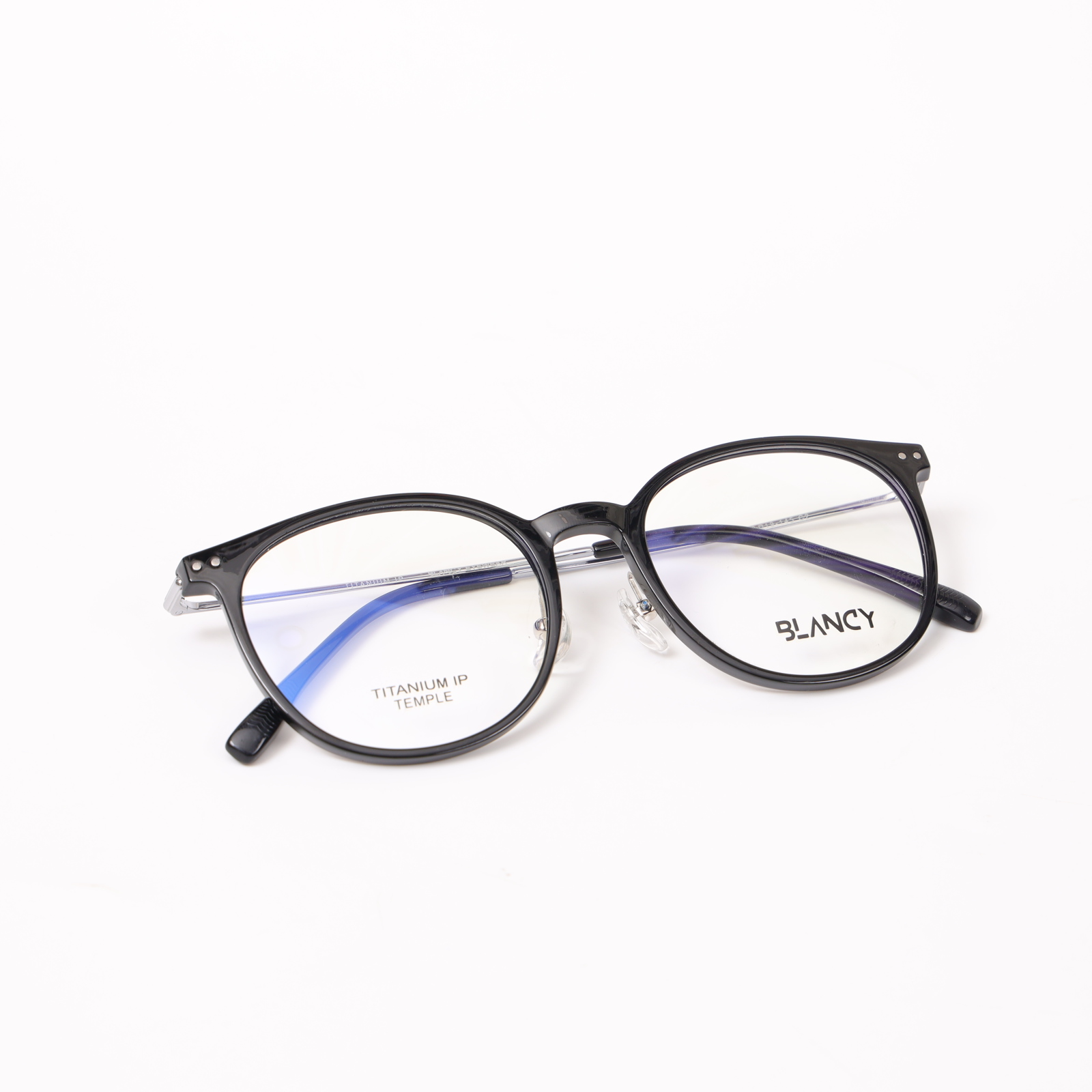 GỌNG KÍNH CẬN THỜI TRANG BLANCY 11302 C2 ĐEN BÓNG