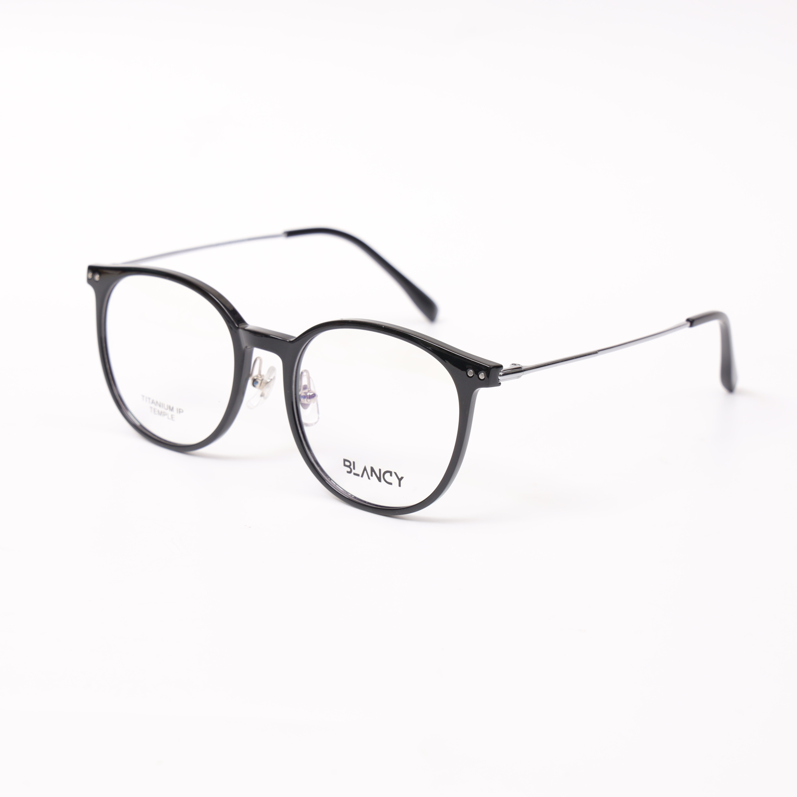 GỌNG KÍNH CẬN THỜI TRANG BLANCY 11302 C2 ĐEN BÓNG
