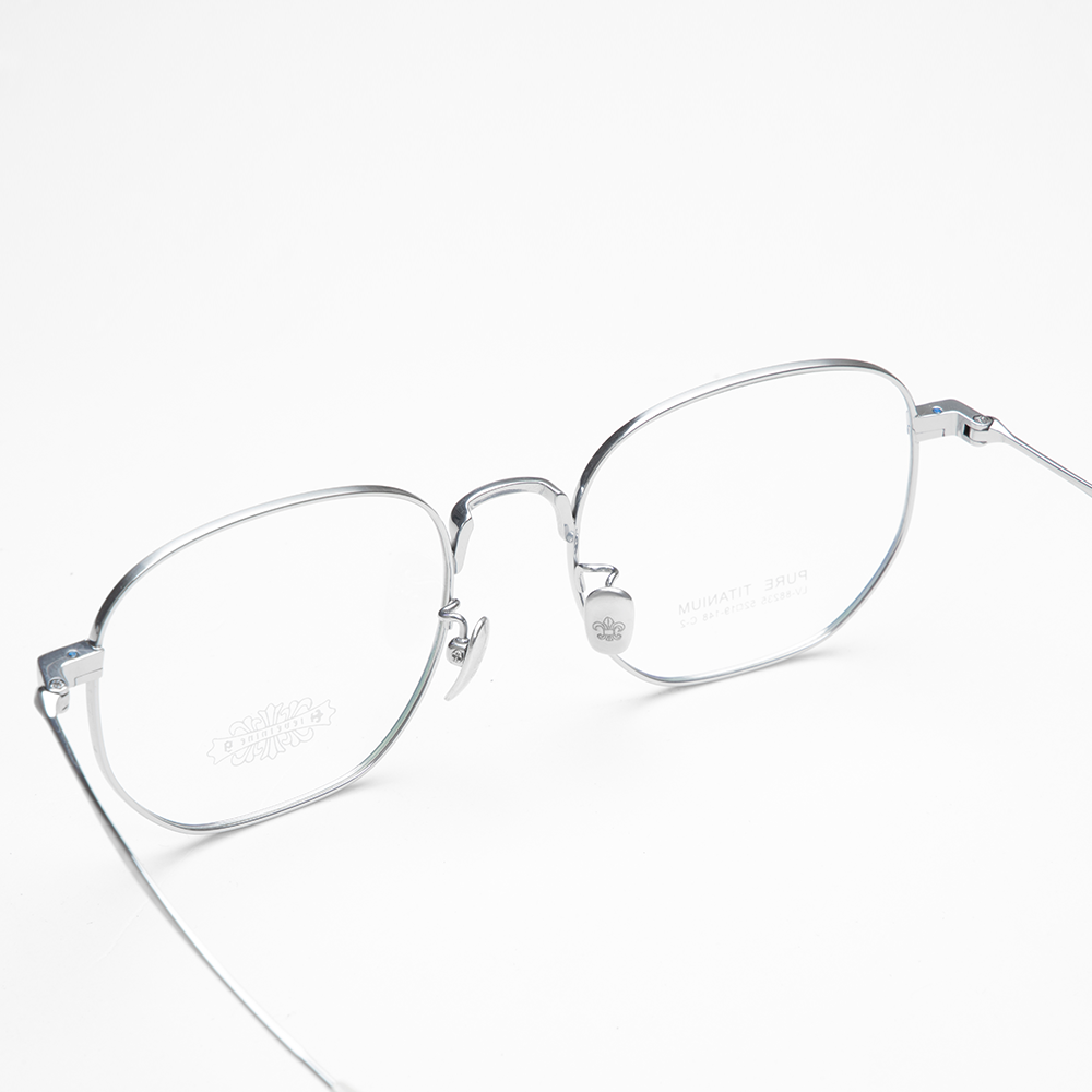 GỌNG KÍNH CẬN TITANIUM CAO CẤP 88235 C2 BẠC