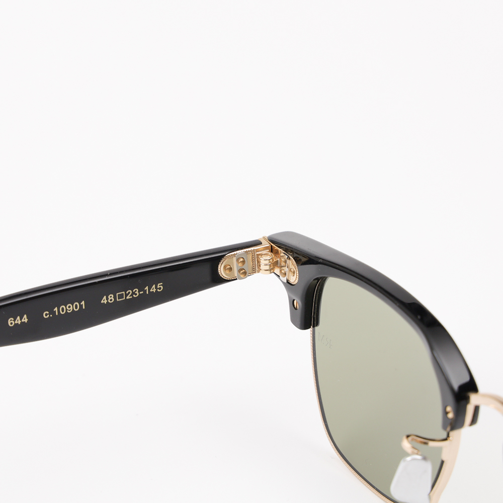 KÍNH RÂM CLUB MASTER REEMAN 644 GỌNG ĐEN MẮT XANH