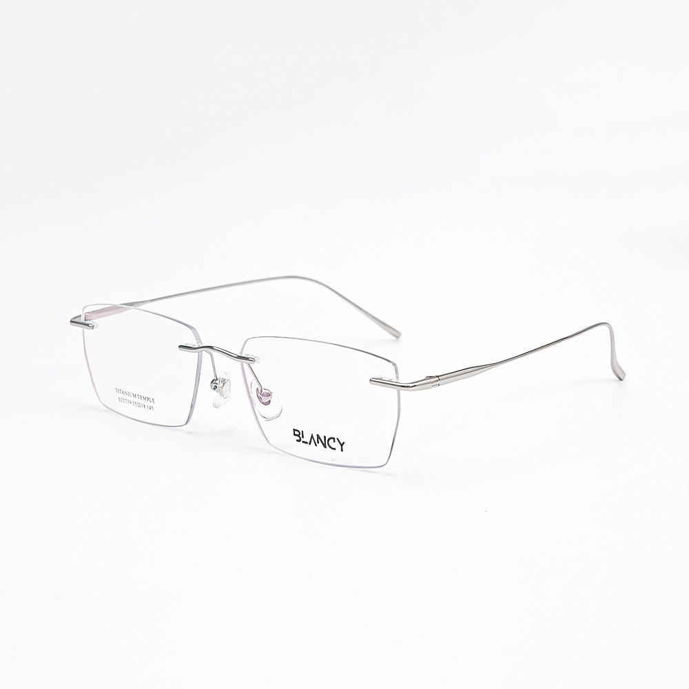 GỌNG KÍNH CẬN KHÔNG VIỀN BLACNY 22739 C3 BẠC