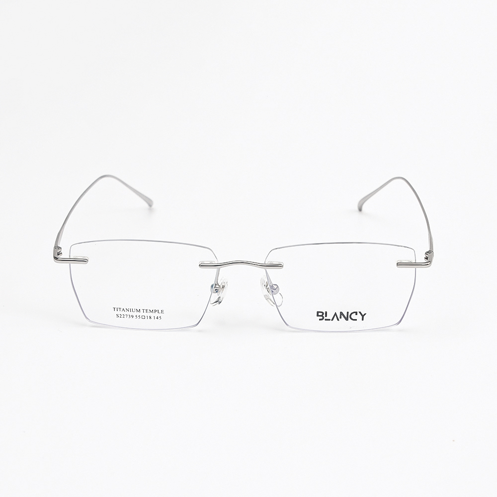 GỌNG KÍNH CẬN KHÔNG VIỀN BLACNY 22739 C3 BẠC