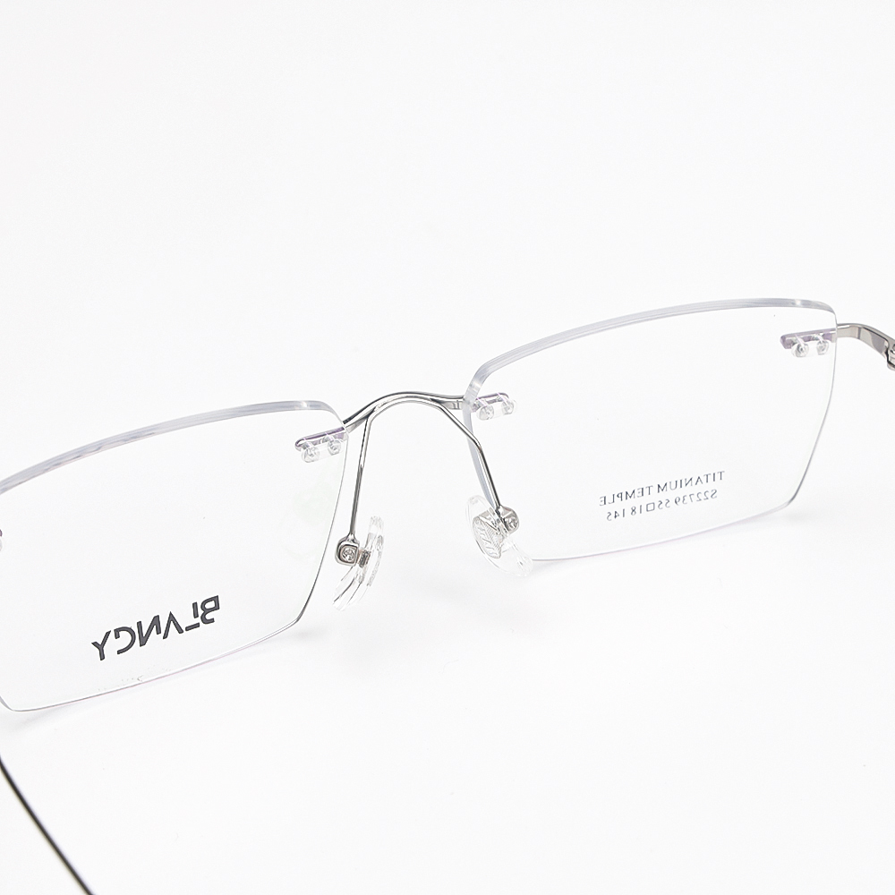 GỌNG KÍNH CẬN KHÔNG VIỀN BLACNY 22739 C3 BẠC