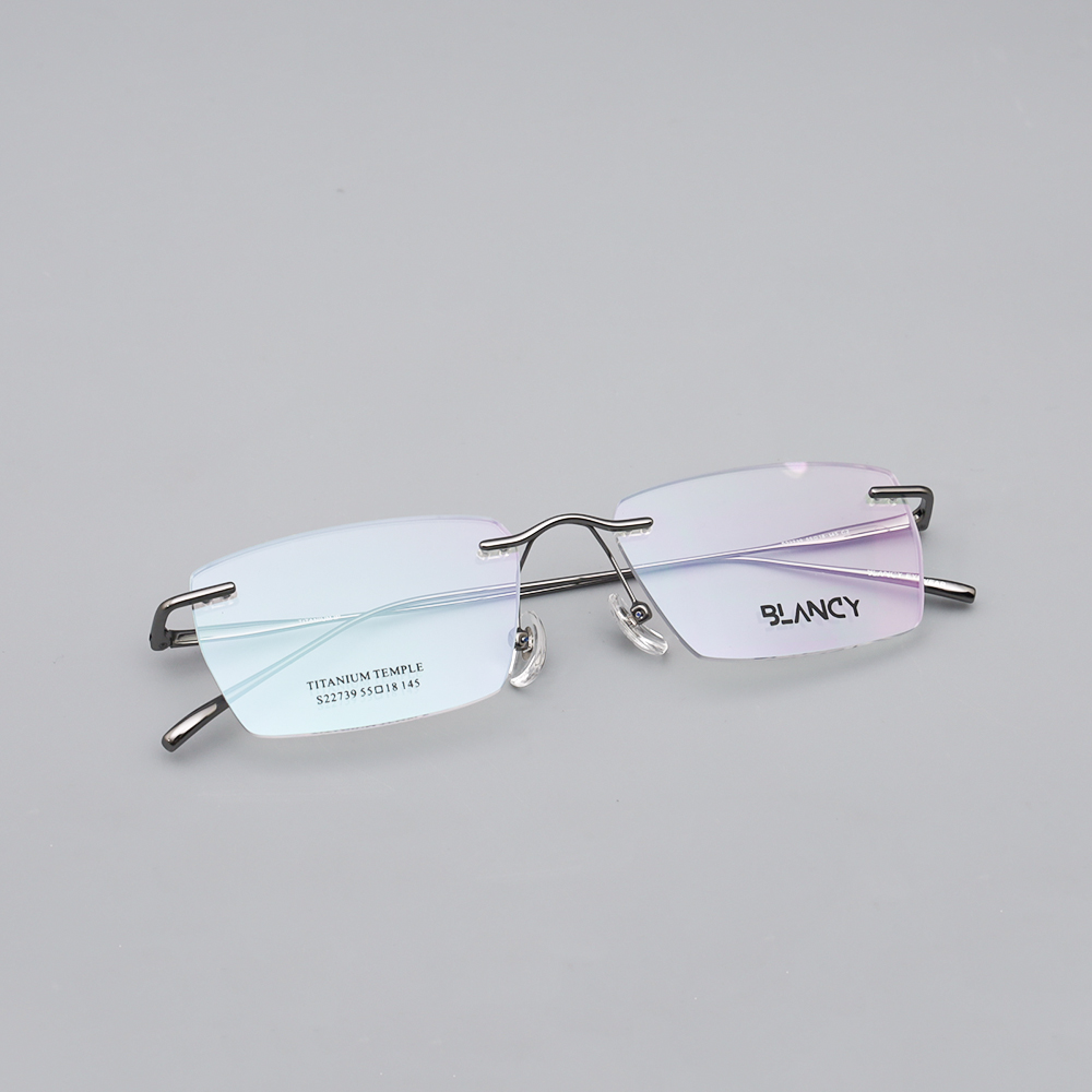 GỌNG KÍNH CẬN KHÔNG VIỀN BLACNY 22739 C2 GHI