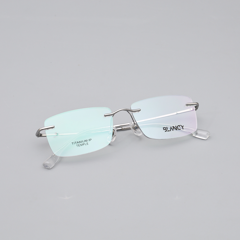 GỌNG KÍNH CẬN KHÔNG VIỀN BLACNY 22743 C3 BẠC