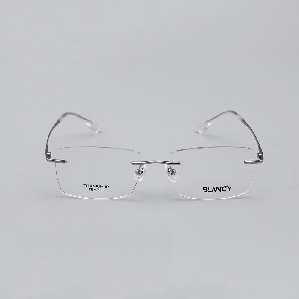 GỌNG KÍNH CẬN KHÔNG VIỀN BLACNY 22743 C3 BẠC