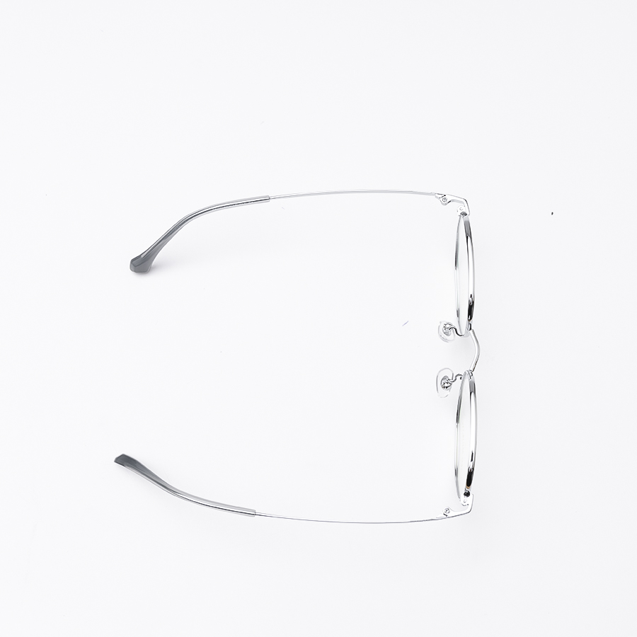 Gọng Kính Cận KL350 Unisex Mắt Tròn 837 C3 Bạc