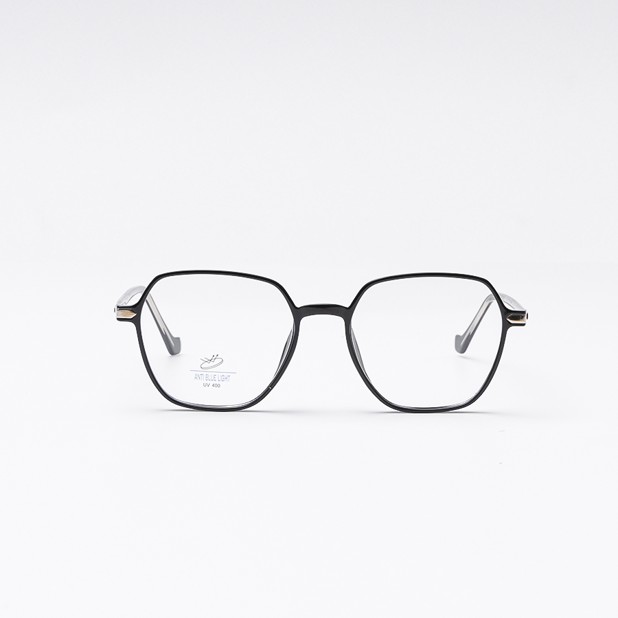 Gọng Kính Cận Unisex N240 8306 C1 Đen Bóng