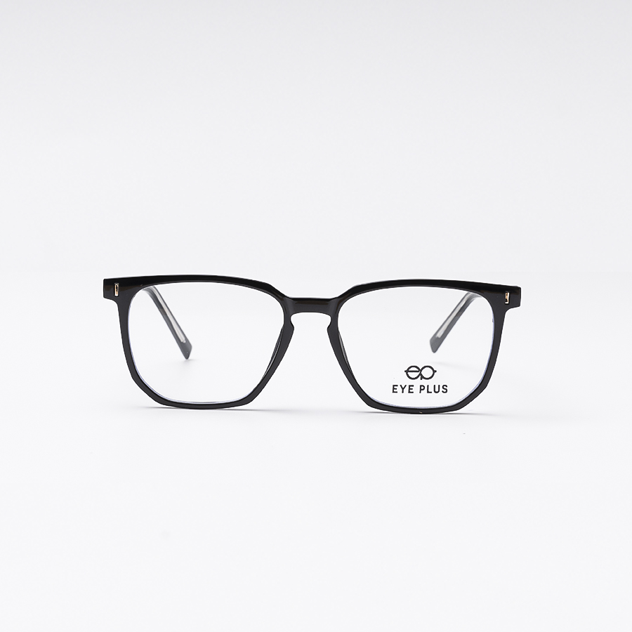 Gọng Kính Cận EYE PLUS 9086 C1 Đen Bóng