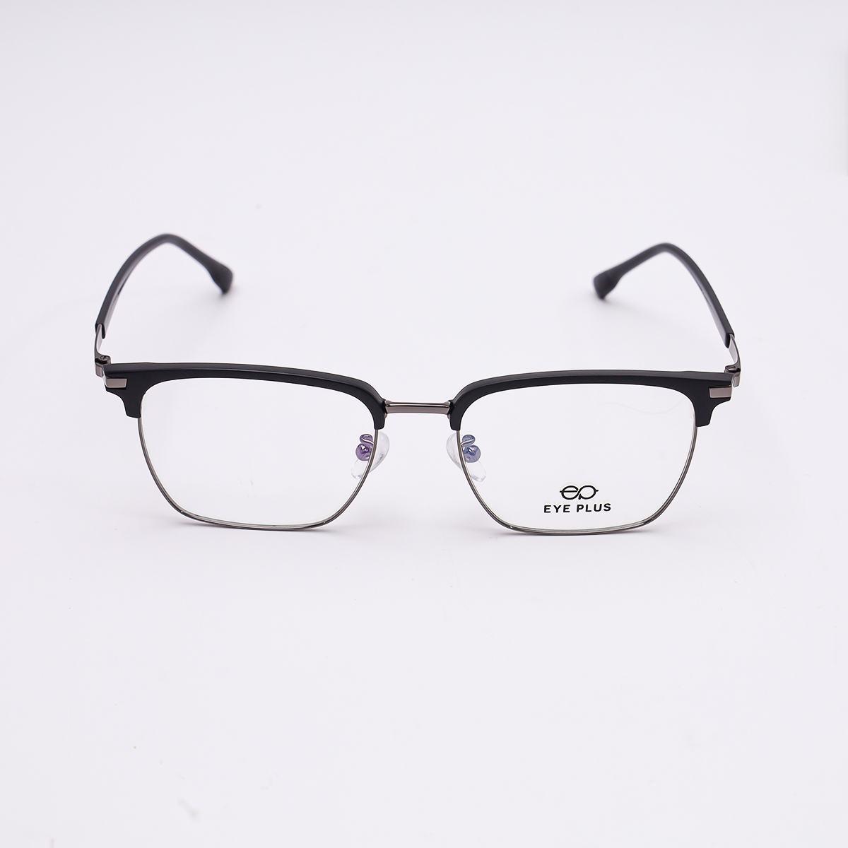 GỌNG KÍNH CẬN EYEPLUS CLUB MASTER 20072 C2 ĐEN VIỀN GHI