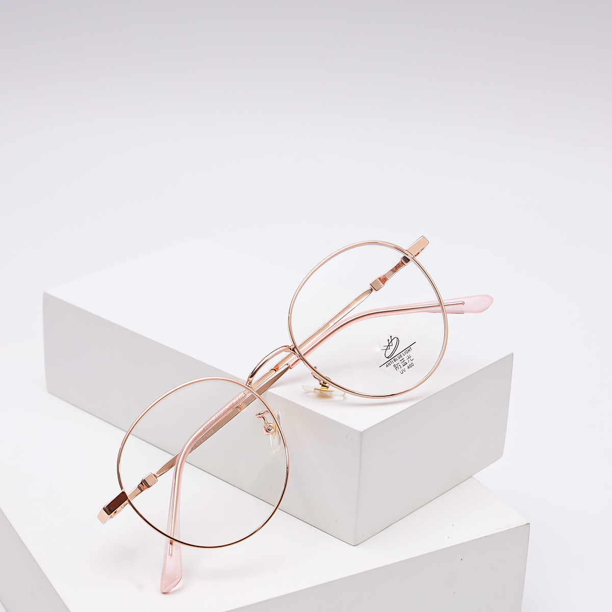 KÍNH CHỐNG ÁNH SÁNG XANH EYE PLUS 680666 VÀNG HỒNG