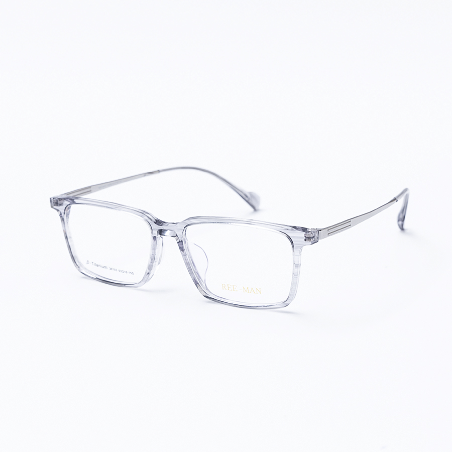GỌNG KÍNH CẬN REEMAN ACETATE CAO CẤP CẢ VIỀN 36103 C41 XÁM