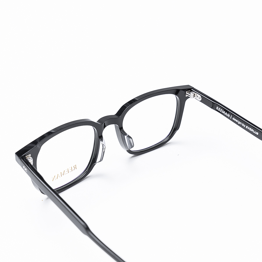 GỌNG KÍNH CẬN REEMAN ACETATE CẢ VIỀN RM8012 C1 ĐEN BÓNG