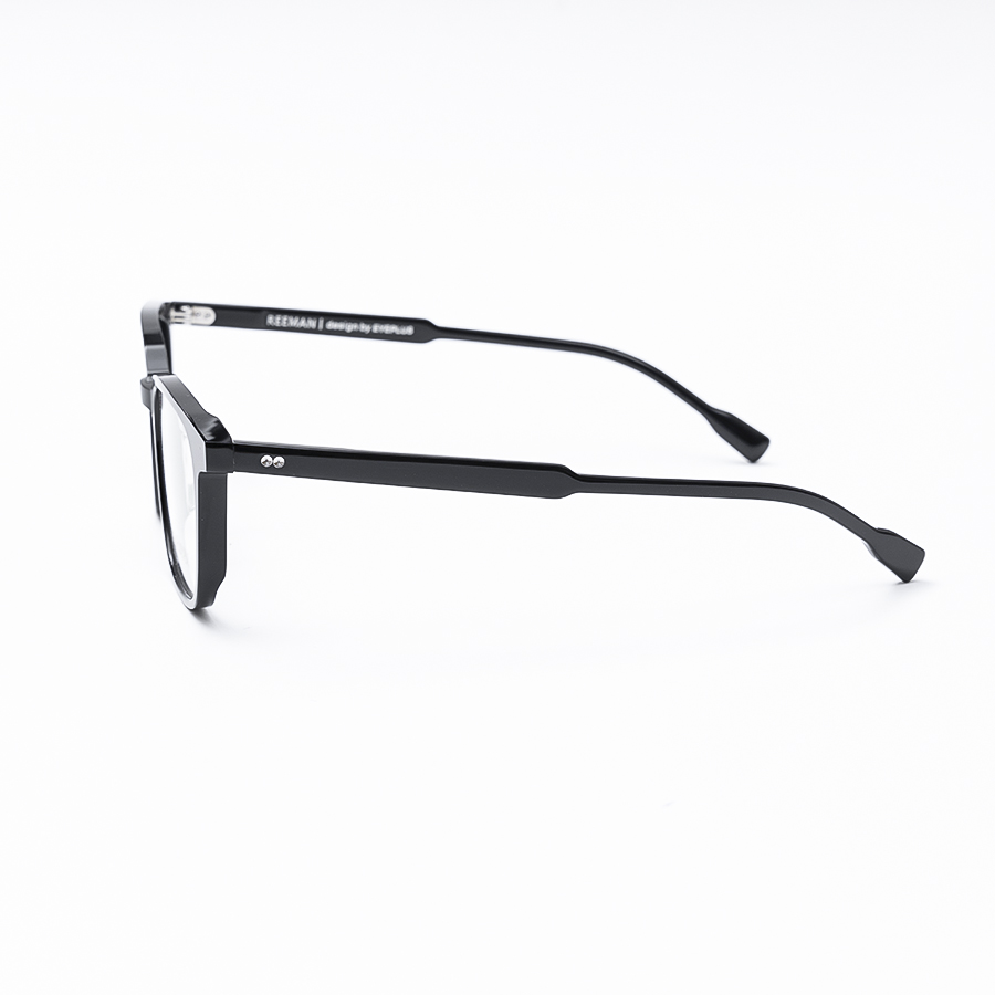 GỌNG KÍNH CẬN REEMAN ACETATE CẢ VIỀN RM8012 C1 ĐEN BÓNG