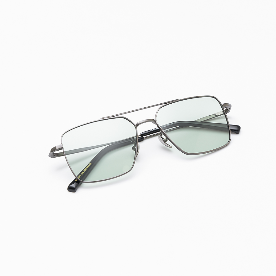 Kính Râm Thời Trang REEMAN TITANIUM 20071 Gọng Ghi Mắt Xanh