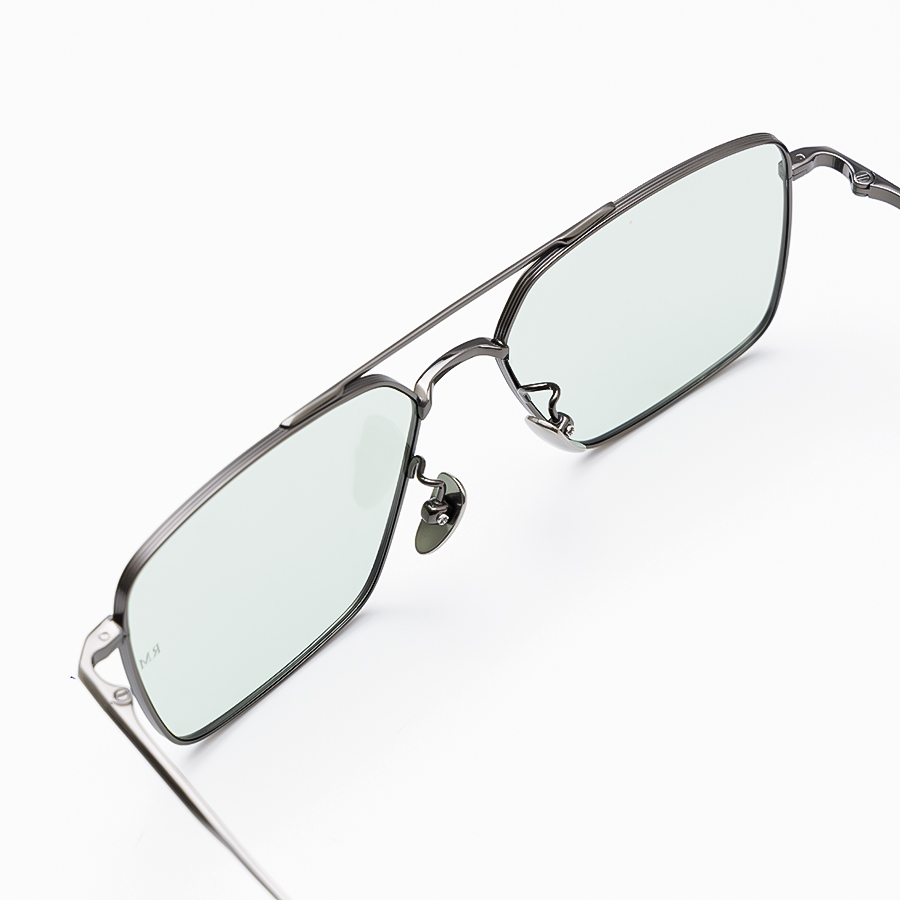 Kính Râm Thời Trang REEMAN TITANIUM 20071 Gọng Ghi Mắt Xanh