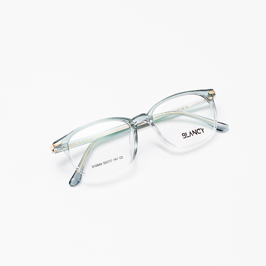 GỌNG KÍNH CẬN NHỰA CAO CẤP CẢ VIỀN BLANCY 16848 C3 XANH