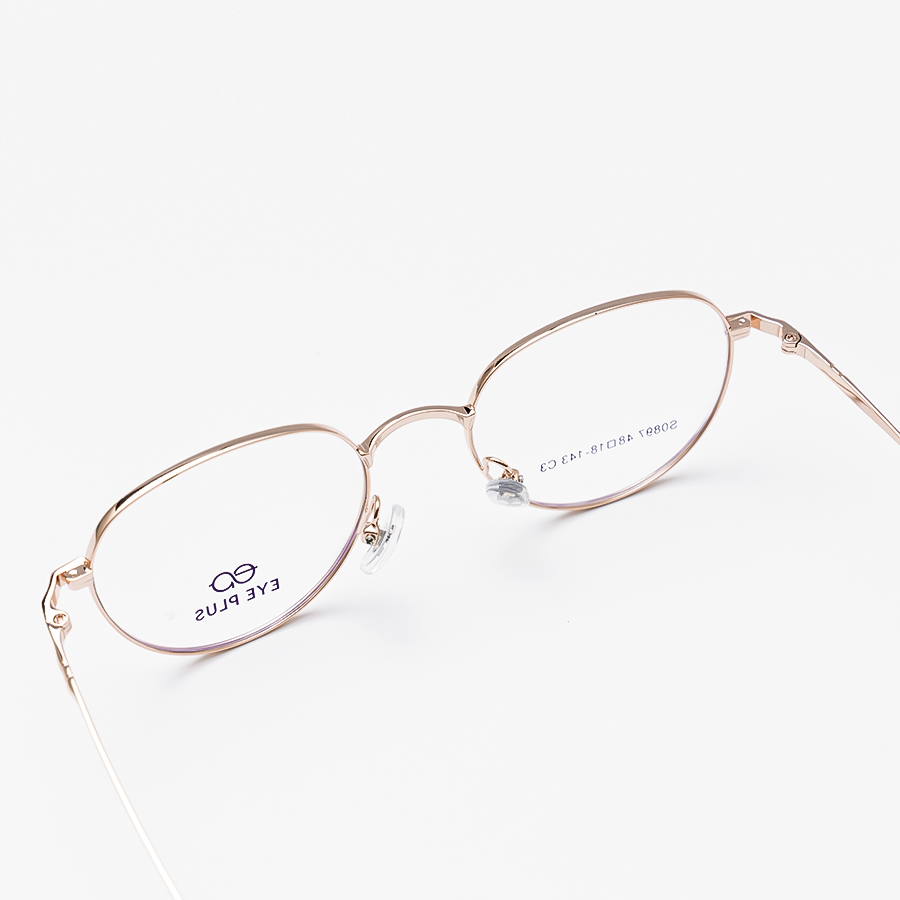 GỌNG KÍNH KIM LOẠI NỮ EYE PLUS 0897 C3 VÀNG HỒNG