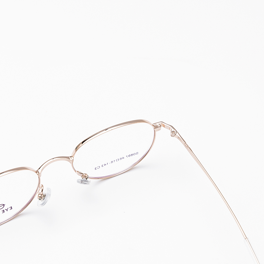 GỌNG KÍNH KIM LOẠI NỮ EYE PLUS 0897 C3 VÀNG HỒNG