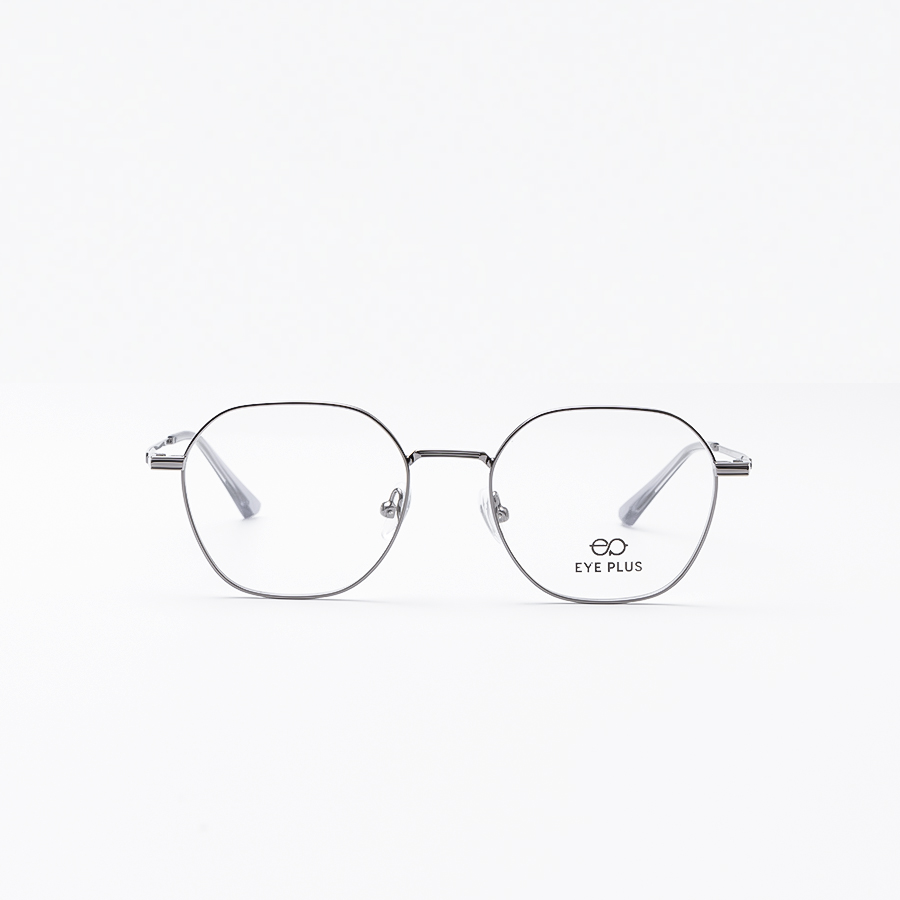 GỌNG KÍNH KIM LOẠI NỮ EYE PLUS 70606 C6 BẠC GHI